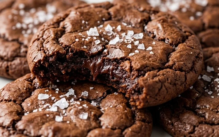 Salted Brownie Cookies