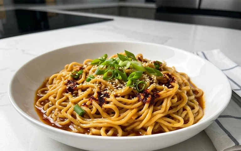 Easy Saucy Ramen Noodles