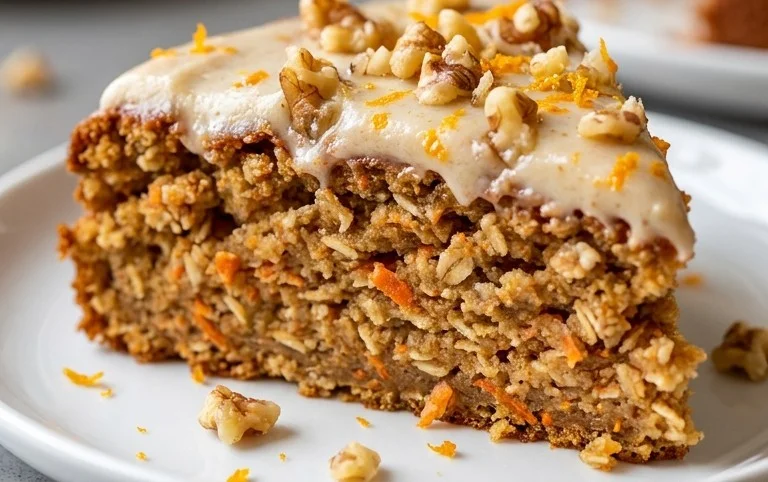 Easy Flourless Oatmeal Carrot Cake Recipe