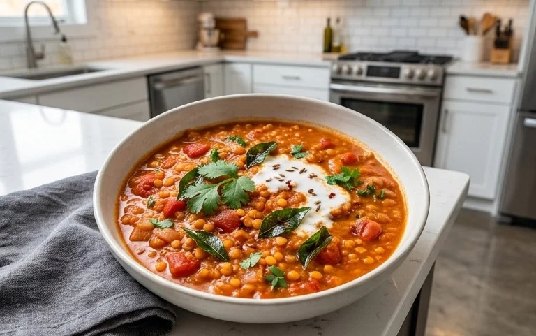 Spicy Red Lentil Curry