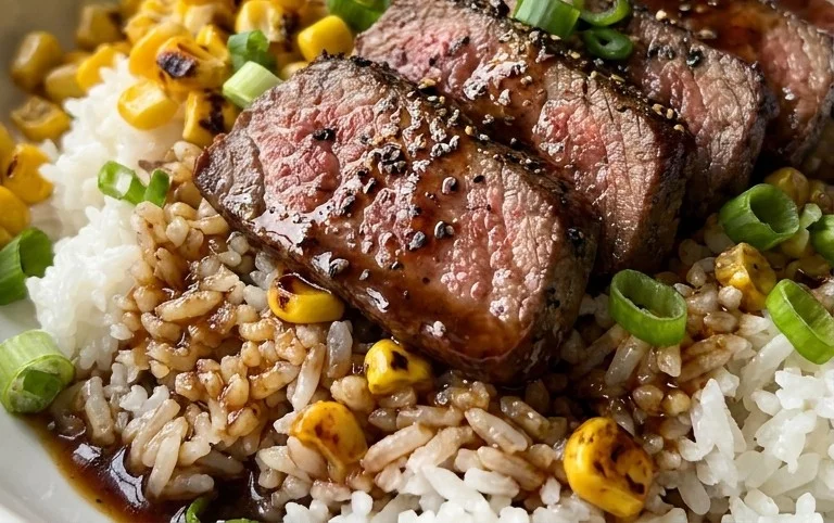 Beef Pepper Rice Bowl is a delicious meal option.