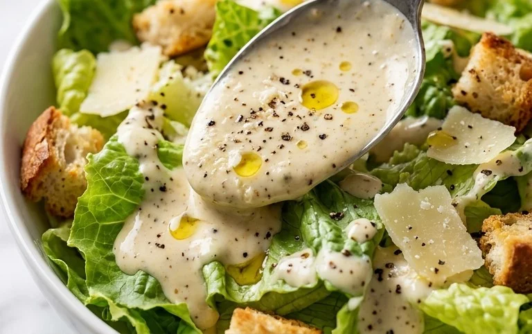 Caesar Salad Dressing (Classic, Creamy & 5 Minutes) 🥗