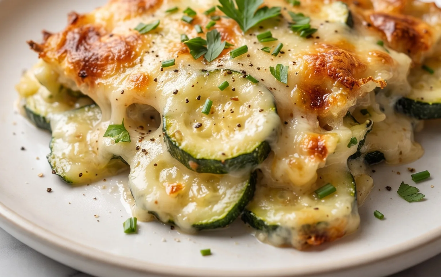 Baked Zucchini and Cheese