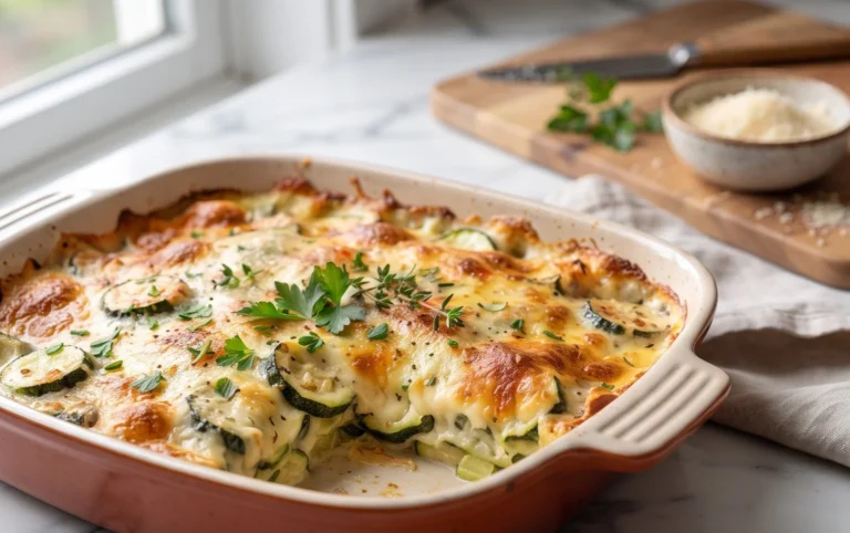 Baked Zucchini and Cheese