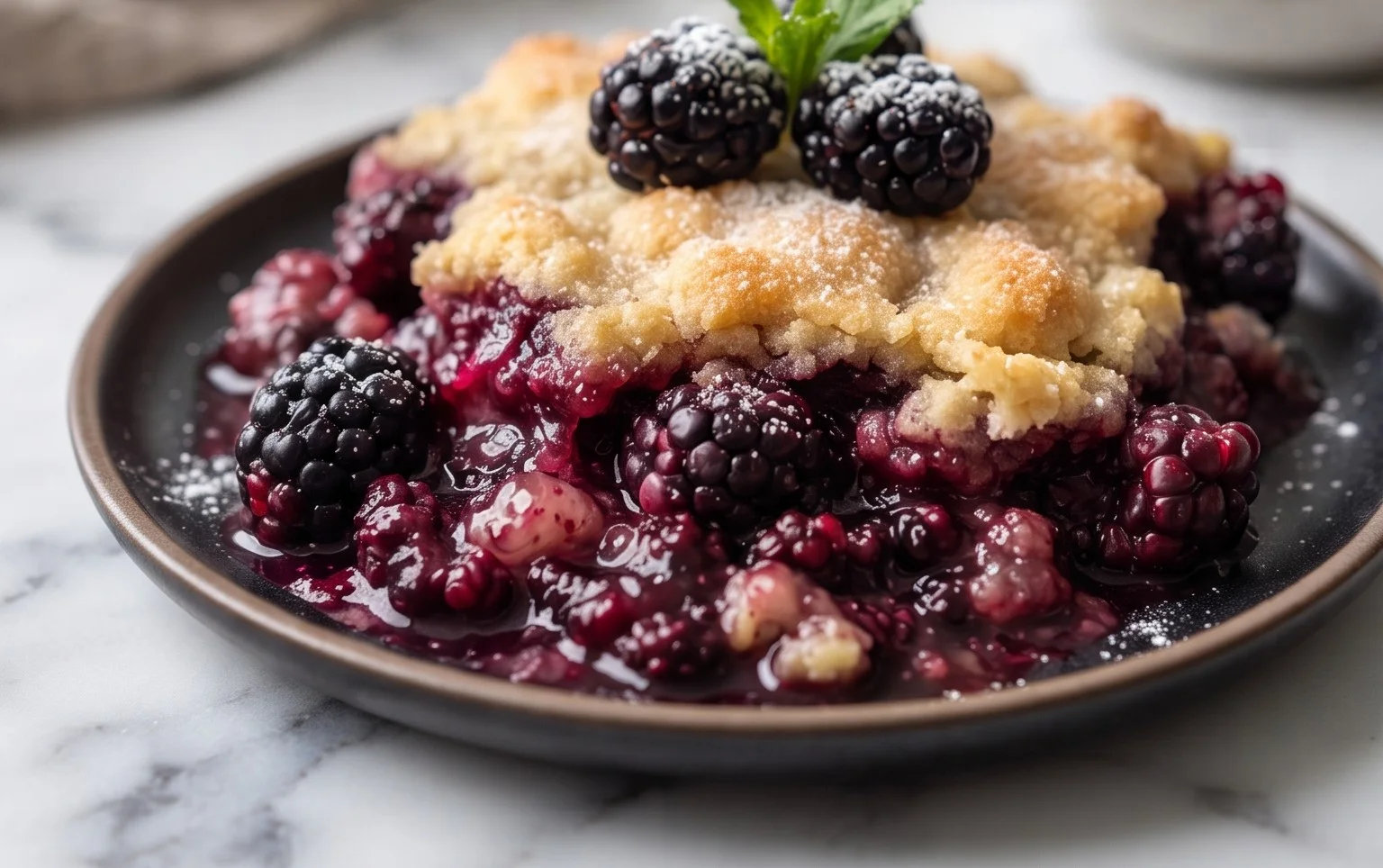 The Pioneer Women's Blackberry Cobbler