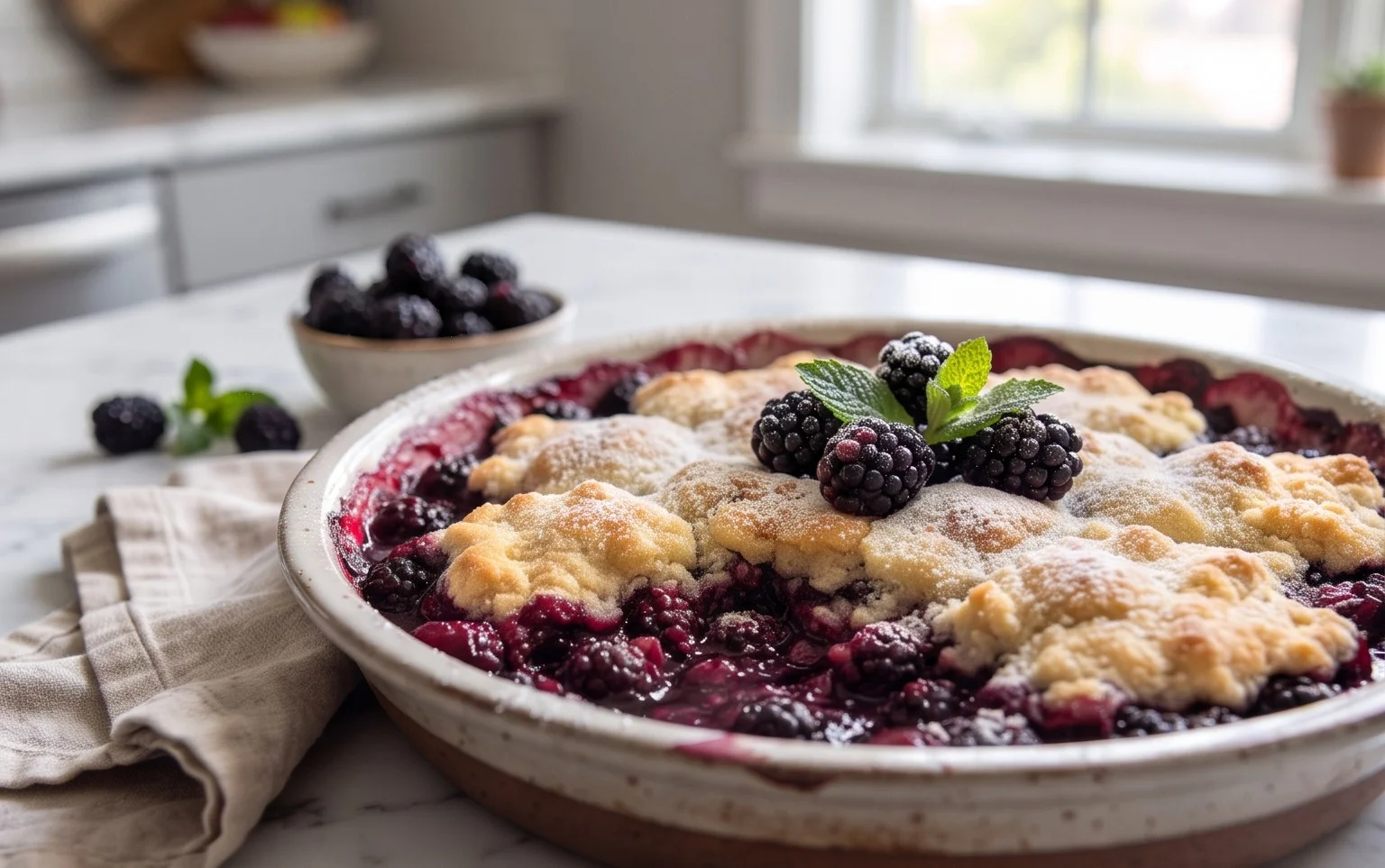 The Pioneer Women's Blackberry Cobbler