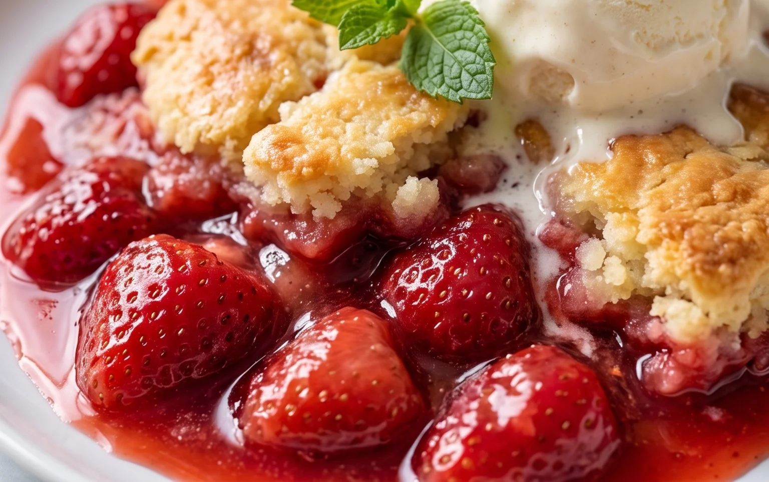 Strawberry Cobbler