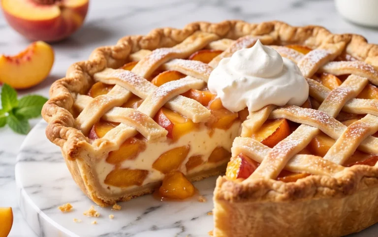 Peaches and Cream Pie