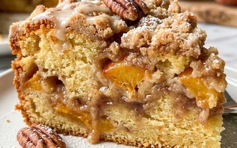 Peach Cobbler Pound Cake