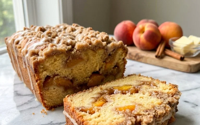 Peach Cobbler Pound Cake