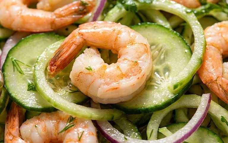 Cucumber Shrimp Salad