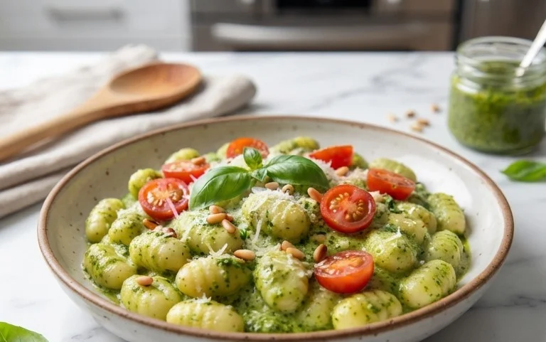 Creamy Pesto Gnocchi