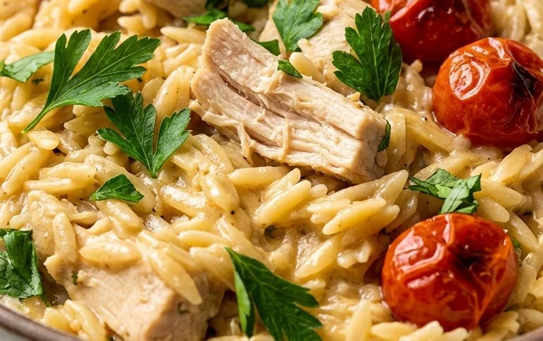 Chicken Orzo (30-Minutes, One-Pan)