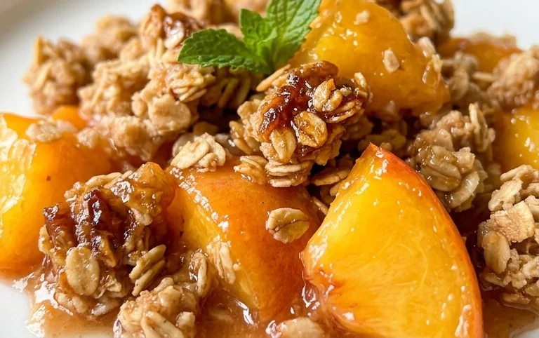 Fresh Peach Crisp Recipe