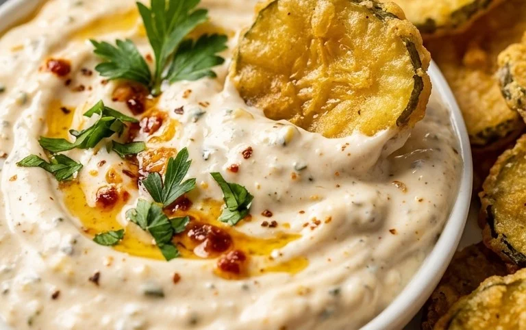 Easy Fried Pickle Dip (Dairy-Free Option)