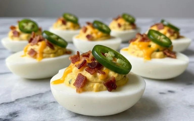 Jalapeno Popper Deviled Eggs