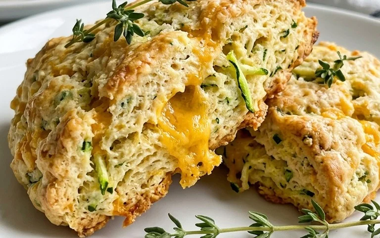 Zucchini Cheddar Scones