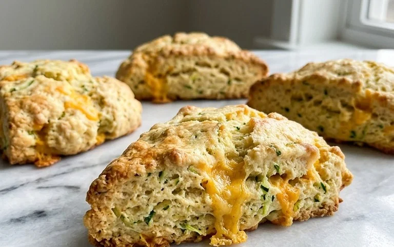 Zucchini Cheddar Scones