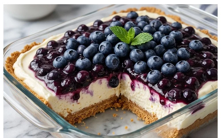 No-Bake Blueberry Yum Yum