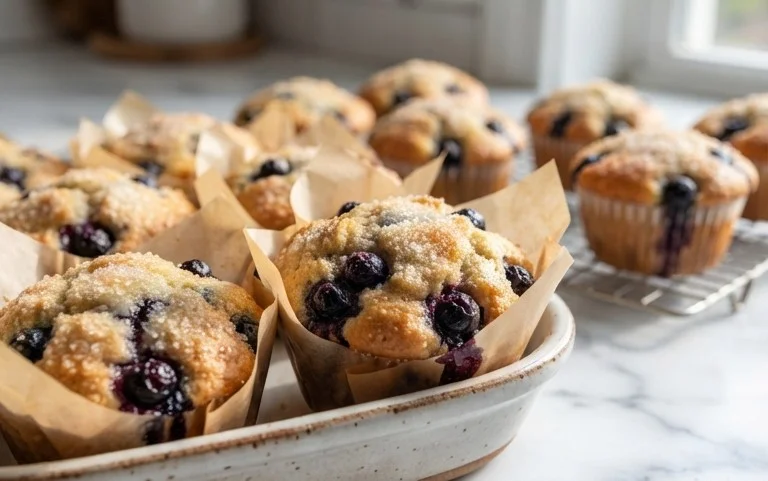 Homemade Blueberry Muffins