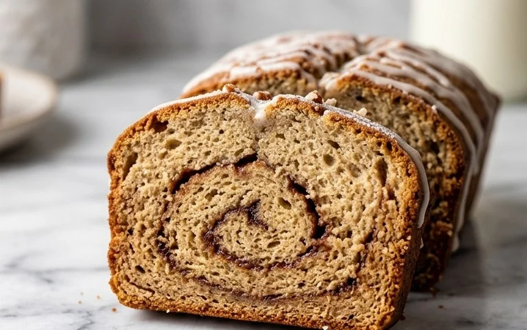 Cinnamon Roll Banana Bread