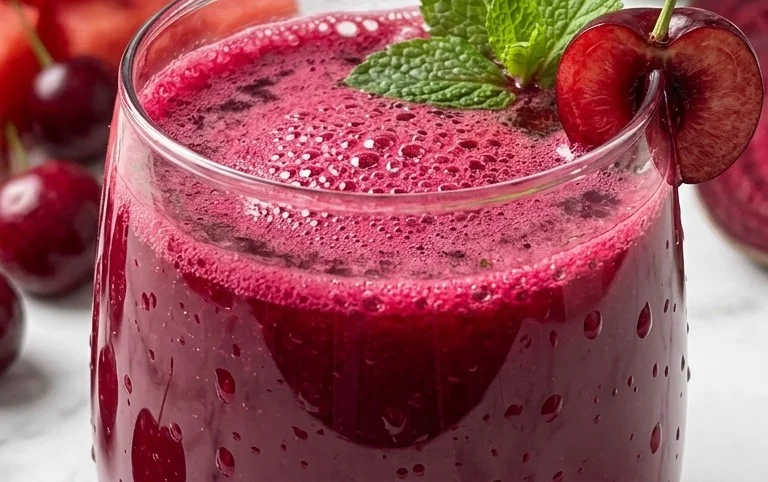 Watermelon Cherry Berry Beet Juice
