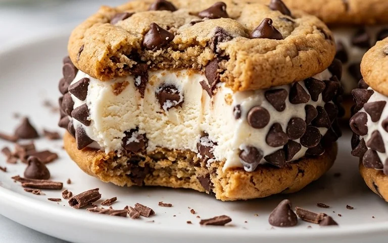 Cookie Ice Cream Sandwiches (Like a Chipwich!)