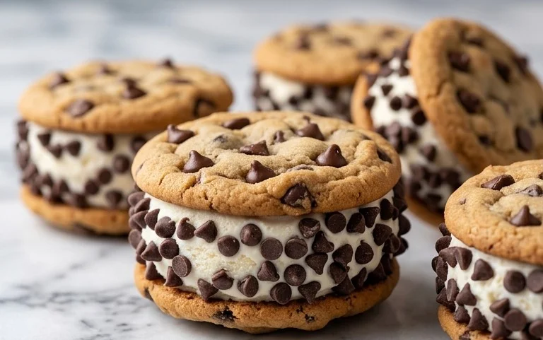 Cookie Ice Cream Sandwiches (Like a Chipwich!)
