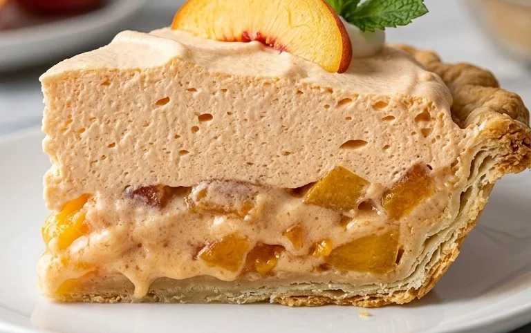 Peach Chiffon Pie