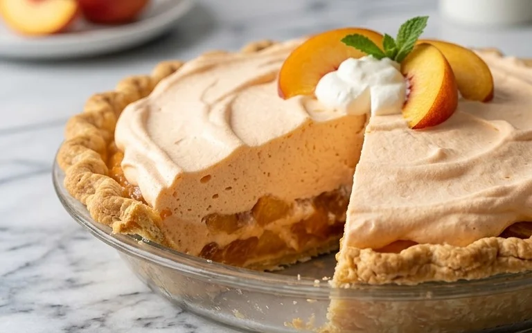 Peach Chiffon Pie