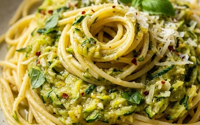 Simple Fresh Zucchini Pasta Sauce