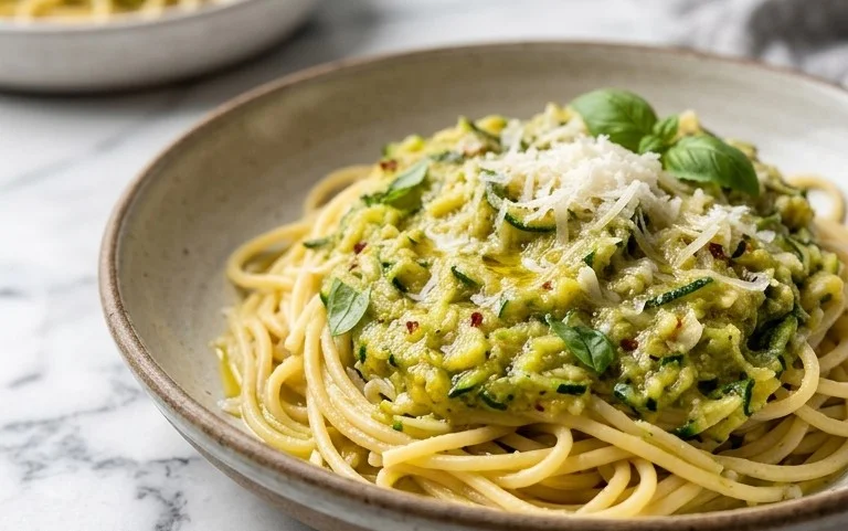Simple Fresh Zucchini Pasta Sauce