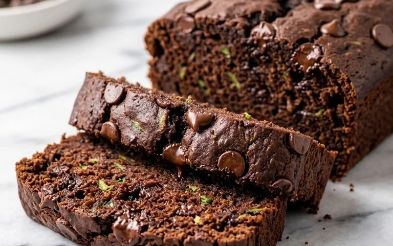 Double Dark Chocolate Zucchini Bread