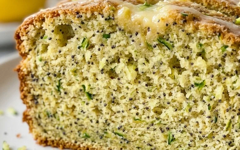 Easy Lemon Poppy Seed Zucchini Bread