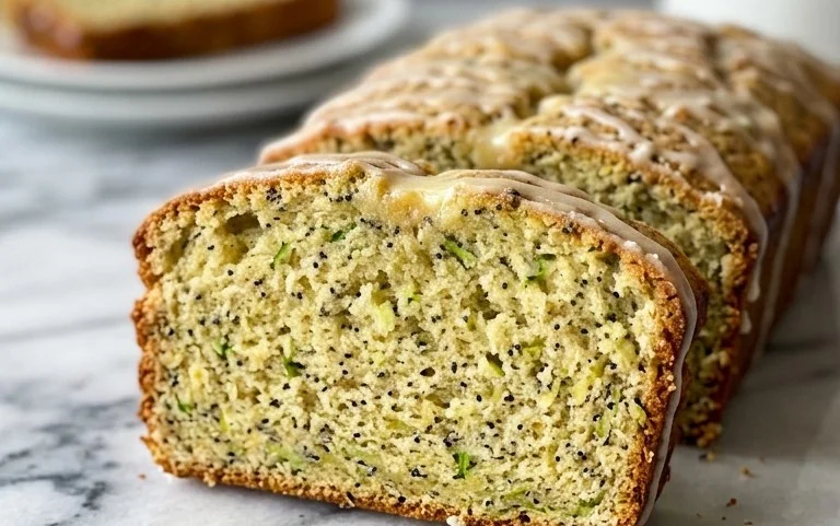 Easy Lemon Poppy Seed Zucchini Bread
