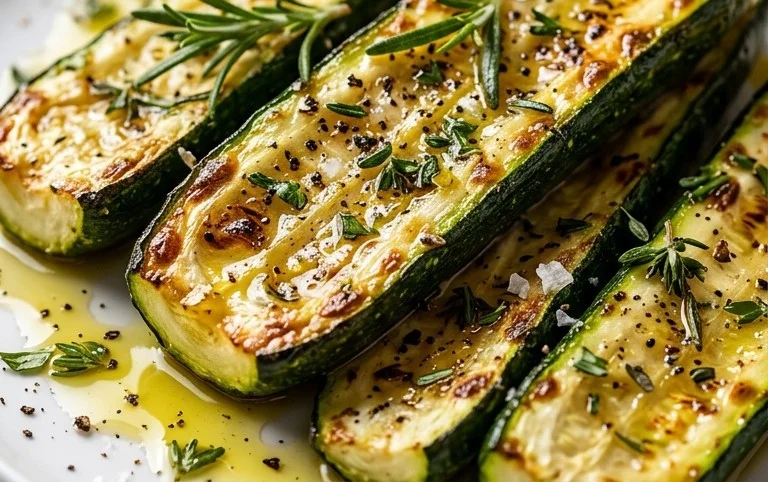 Simple Herb-Infused Roasted Zucchini Recipe