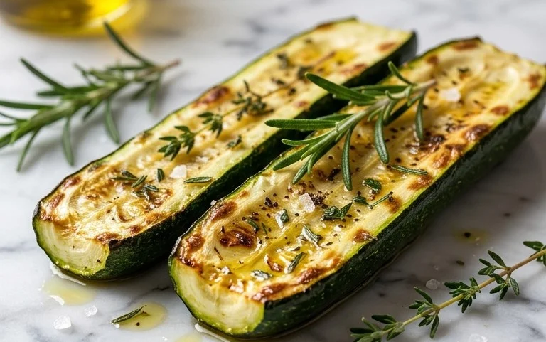 Simple Herb-Infused Roasted Zucchini Recipe