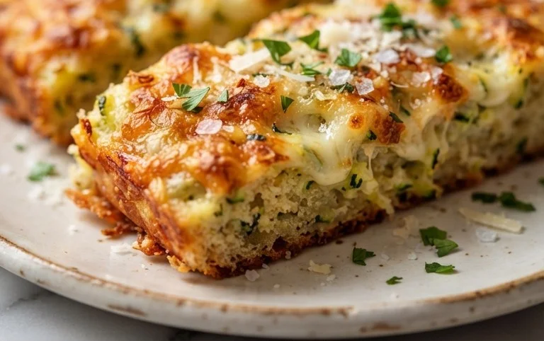 Cheesy Zucchini Breadsticks