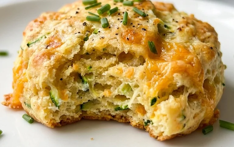 Zucchini Cheddar Biscuits