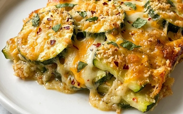 Cheesy Baked Zucchini Casserole
