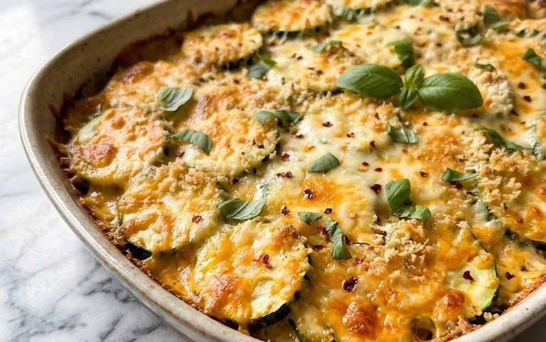 Cheesy Baked Zucchini Casserole