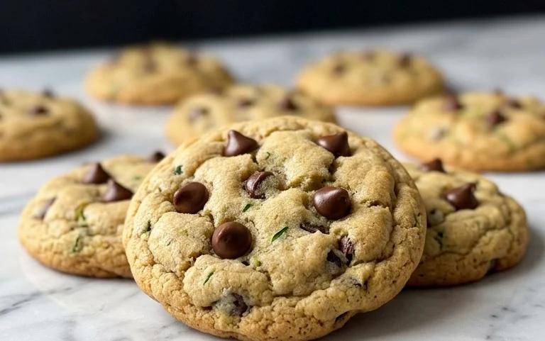 Soft Zucchini Cookies with Chocolate Chips