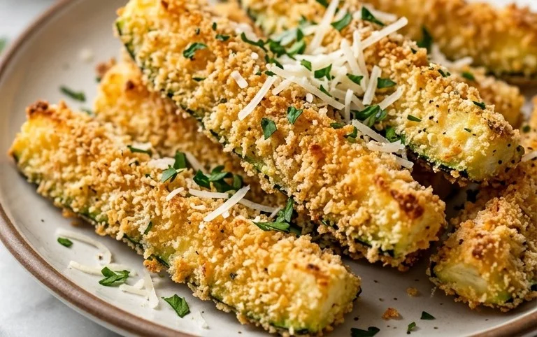Baked Parmesan Zucchini Fries