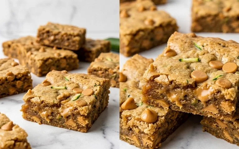 Chewy Butterscotch Zucchini Blondies