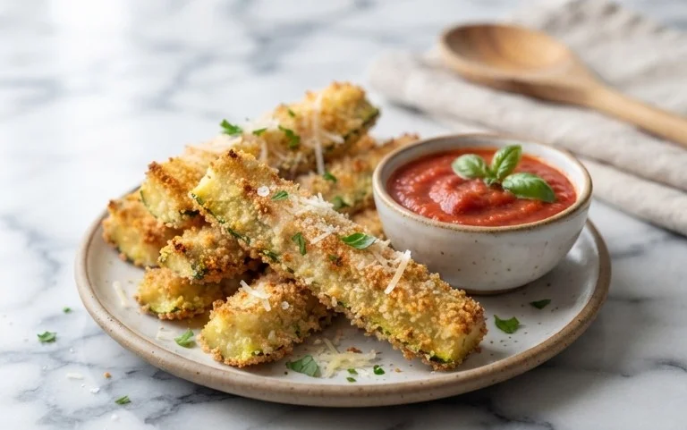 Baked Zucchini Sticks (Oven or Air Fryer)