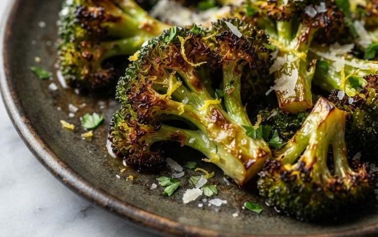 Oven Roasted Broccoli (Baked Broccoli)