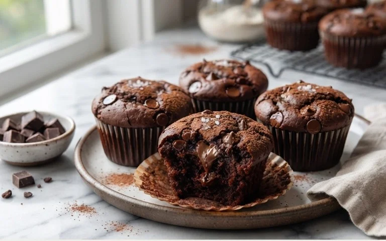Double Chocolate Muffins