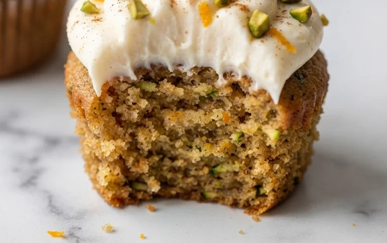 Zucchini Cupcakes with Cream Cheese Frosting