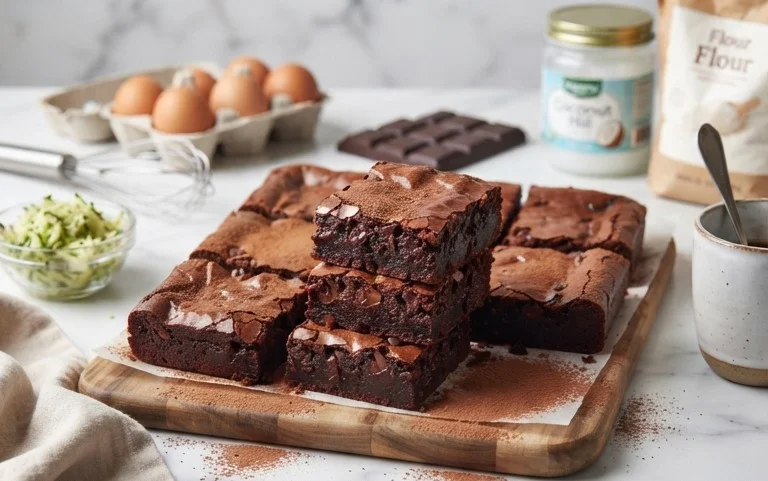 Secretly Healthy Zucchini Brownies